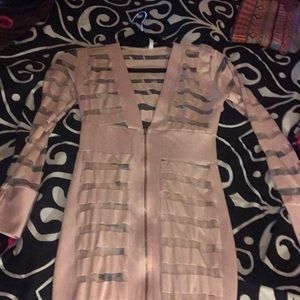 Pink bodycon dress WORN ONCE!